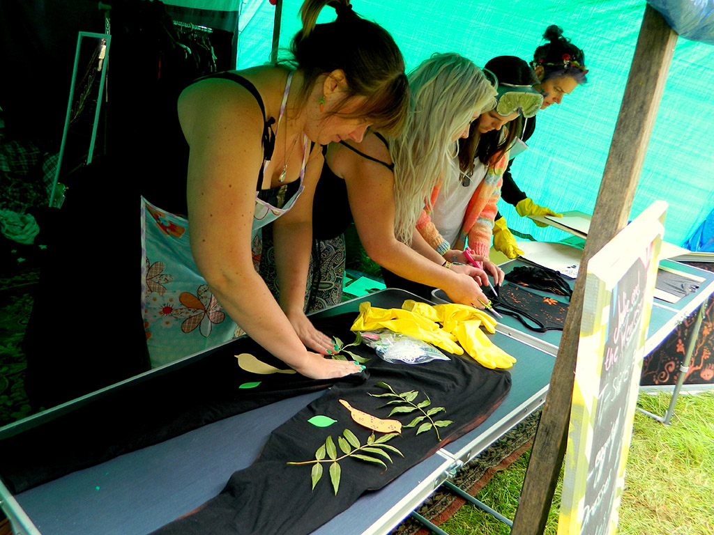 Stencil Bleach designs